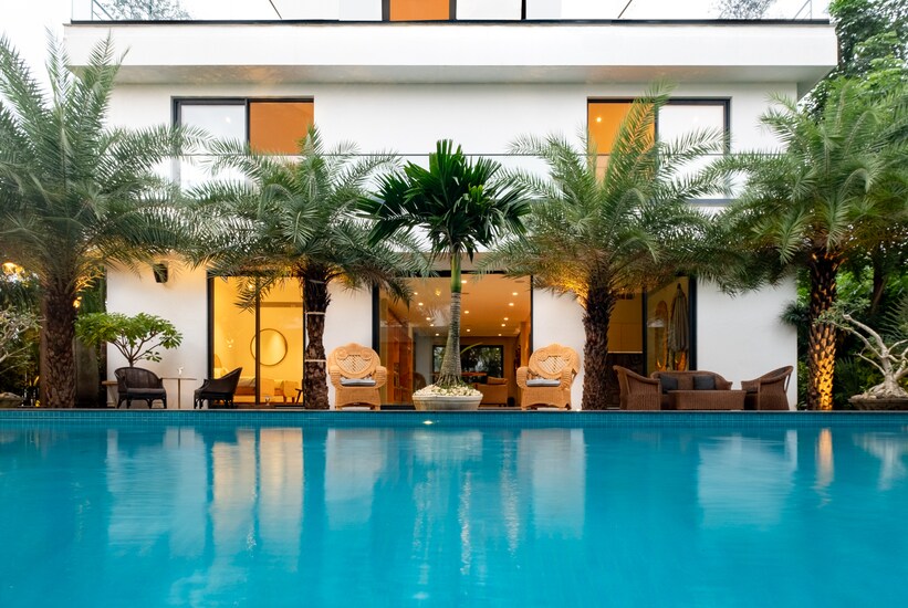 sj villa amorzito goa swimming pool