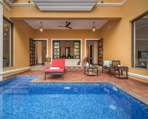4BHK Goan Villa with pool in Arpora