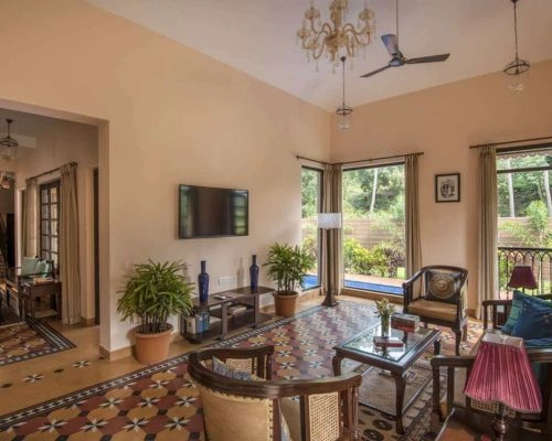 4BHK Goan Villa with pool in Arpora